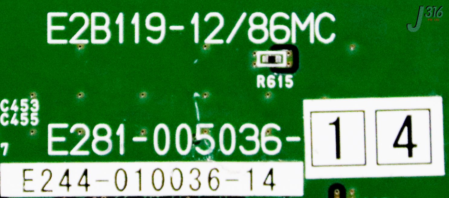 専用⑪ 35279 TOKYO ELECTRON PCB, ASSY CONTROL BOARD E2B119-12/86MC E281